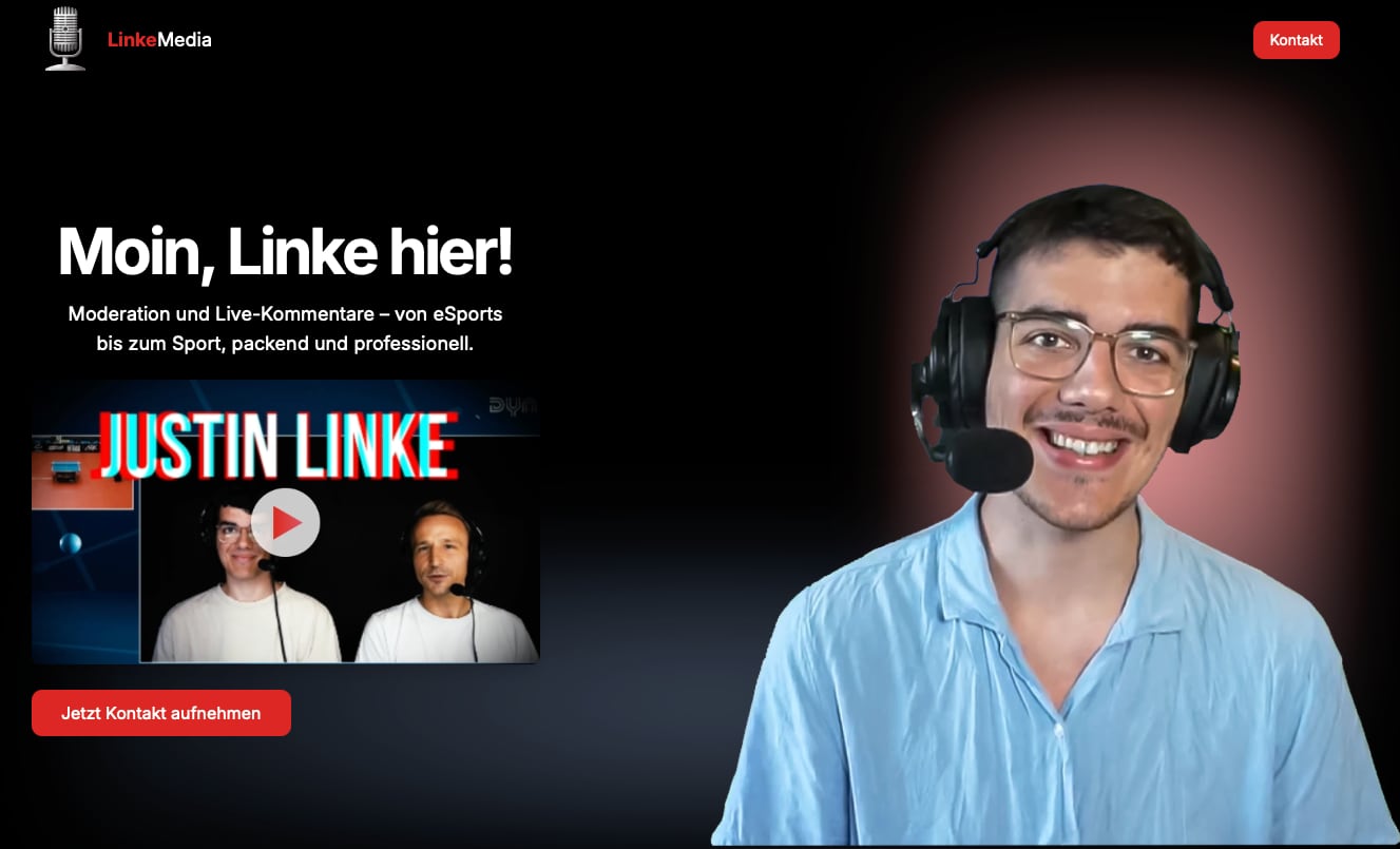 Justin Linke - Moderator & Kommentator